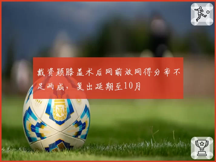 戴资颖膝盖术后网前放网得分率不足两成，复出延期至10月